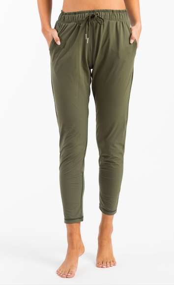 Zyia Olive Everywhere Pants - Sm - Picture 2 of 7